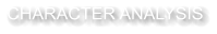 CHARACTER ANALYSIS